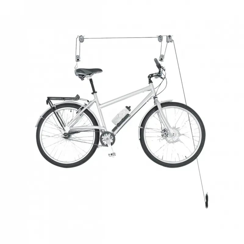 Delta El Greco Hoist Bike Storage in Silver